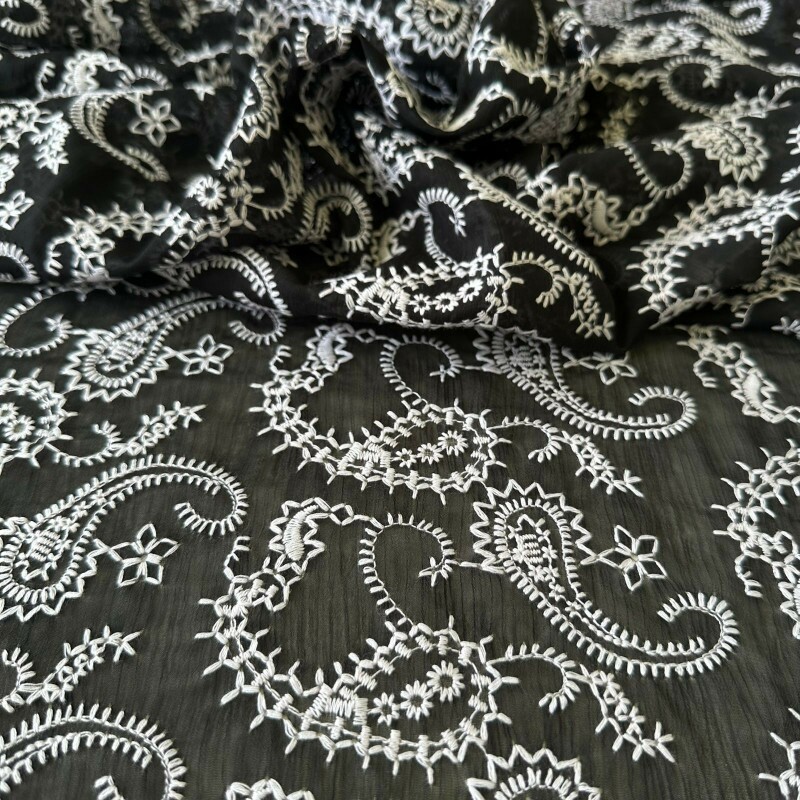 Georgette Bordado - Cashmere
